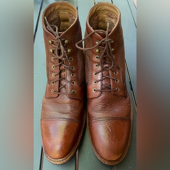 Trask Lowell Men’s Boots American Steer/Shearling 11.5 M - Picture 1 of 9